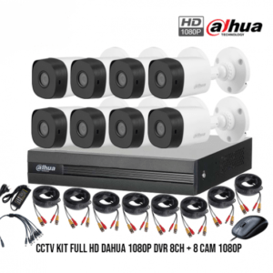 Kit Dahua de 8 Cámaras 2MP
